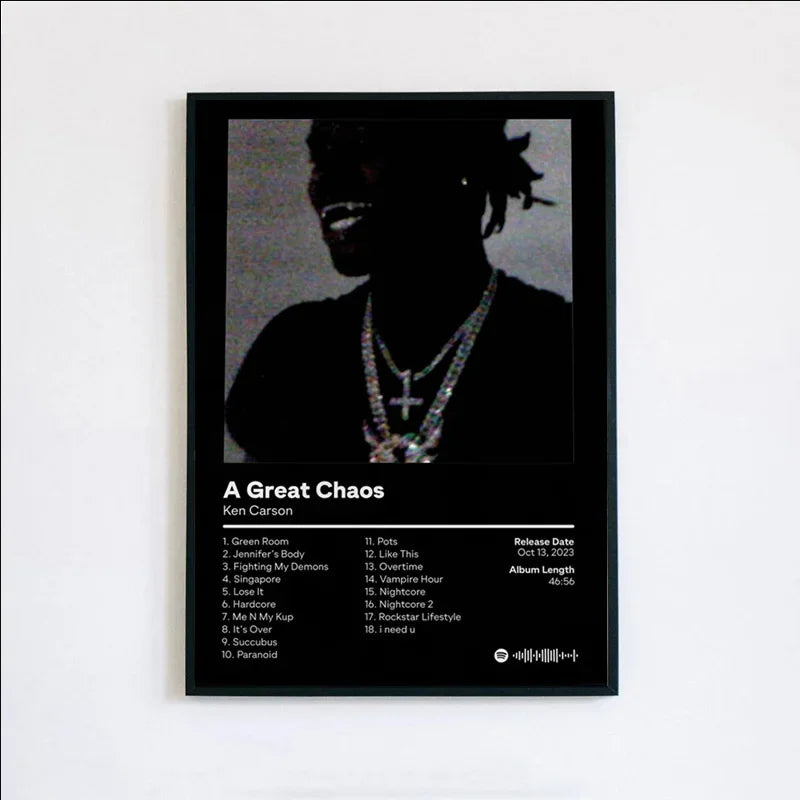 Ken Carson Poster — A Great Chaos Album Art Print