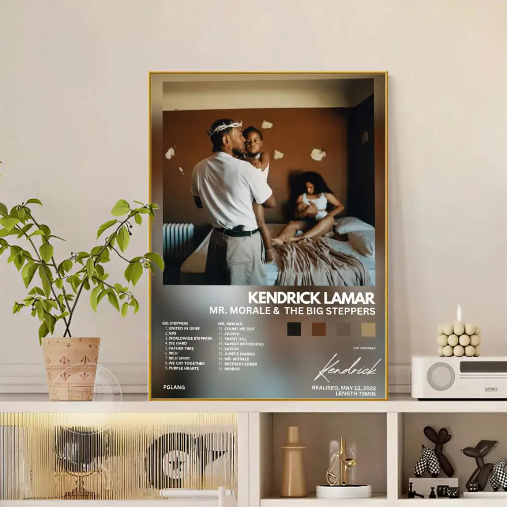 Kendrick Lamar Poster — Aesthetic Music Wall Art