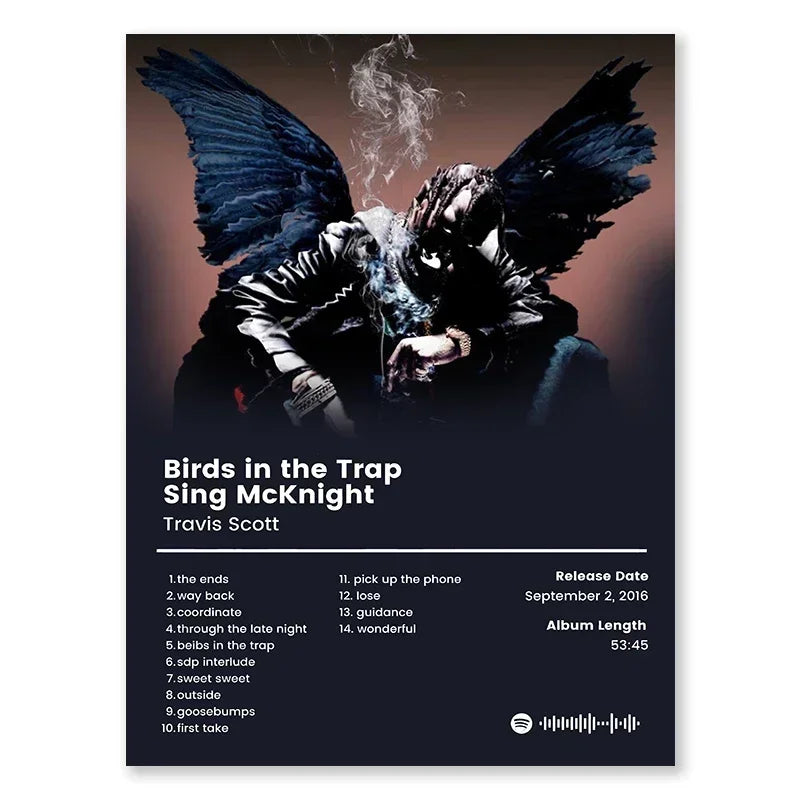 Hip Hop Music Poster — Aesthetic Canvas Wall Art