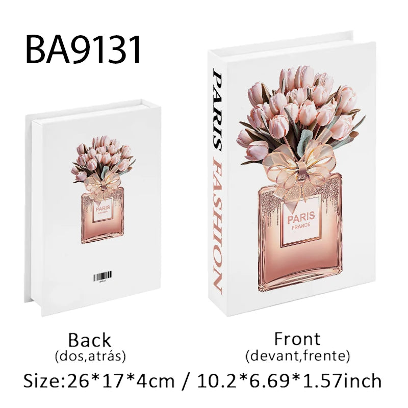 Aesthetic Fake Books Decor Set — Bedroom Shelf Ornaments