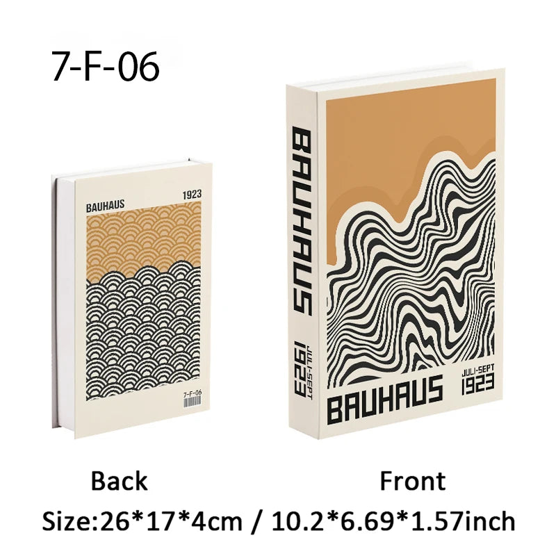 Aesthetic Fake Books Decor Set — Bedroom Shelf Ornaments