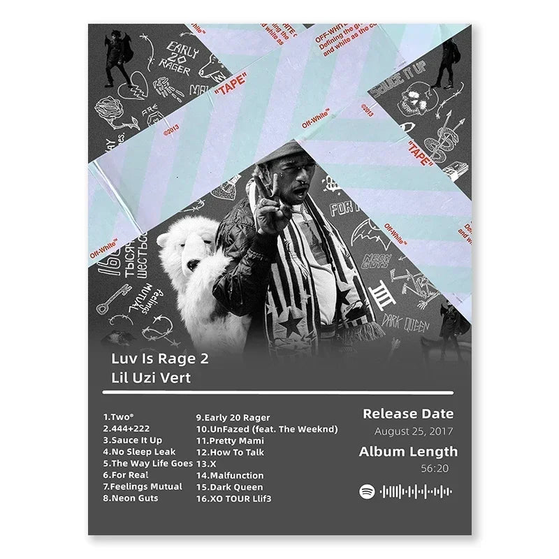 Hip Hop Music Poster — Aesthetic Canvas Wall Art