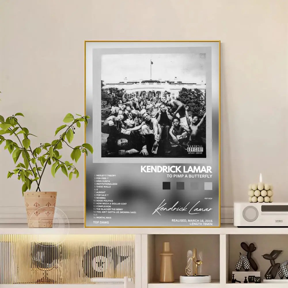 Kendrick Lamar Poster — Aesthetic Music Wall Art
