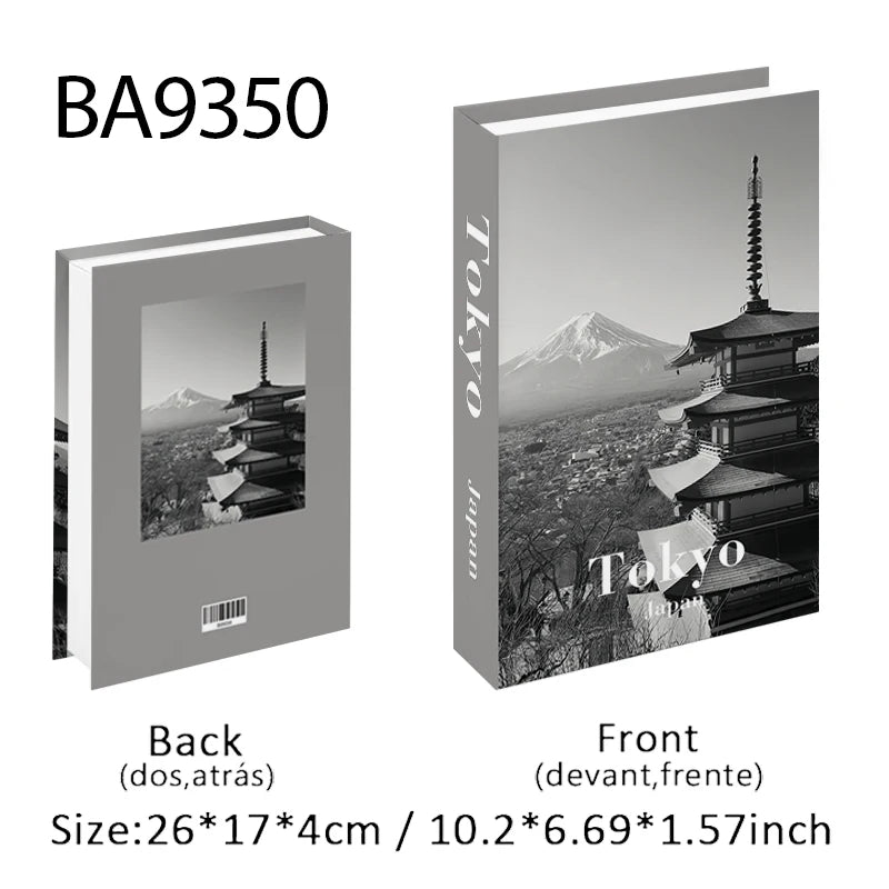 Aesthetic Fake Books Decor Set — Bedroom Shelf Ornaments