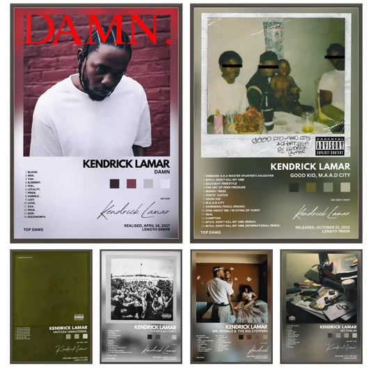 Kendrick Lamar Poster — Aesthetic Music Wall Art