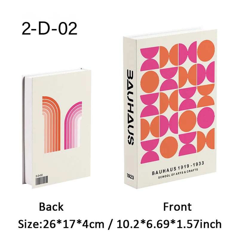 Aesthetic Fake Books Decor Set — Bedroom Shelf Ornaments