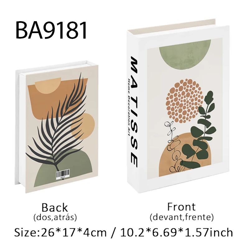 Aesthetic Fake Books Decor Set — Bedroom Shelf Ornaments