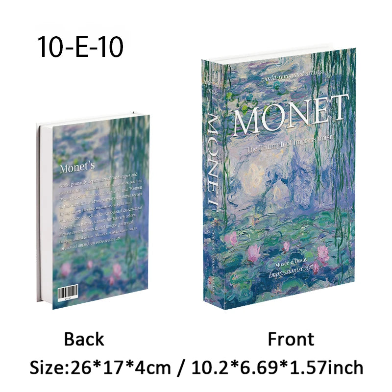 Aesthetic Fake Books Decor Set — Bedroom Shelf Ornaments