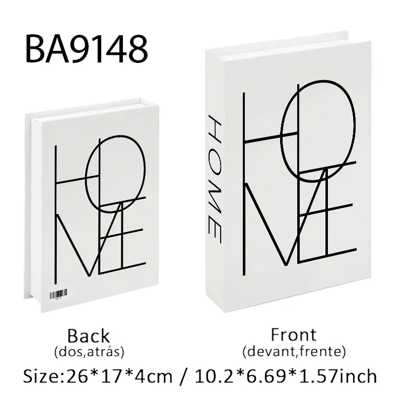 Aesthetic Fake Books Decor Set — Bedroom Shelf Ornaments