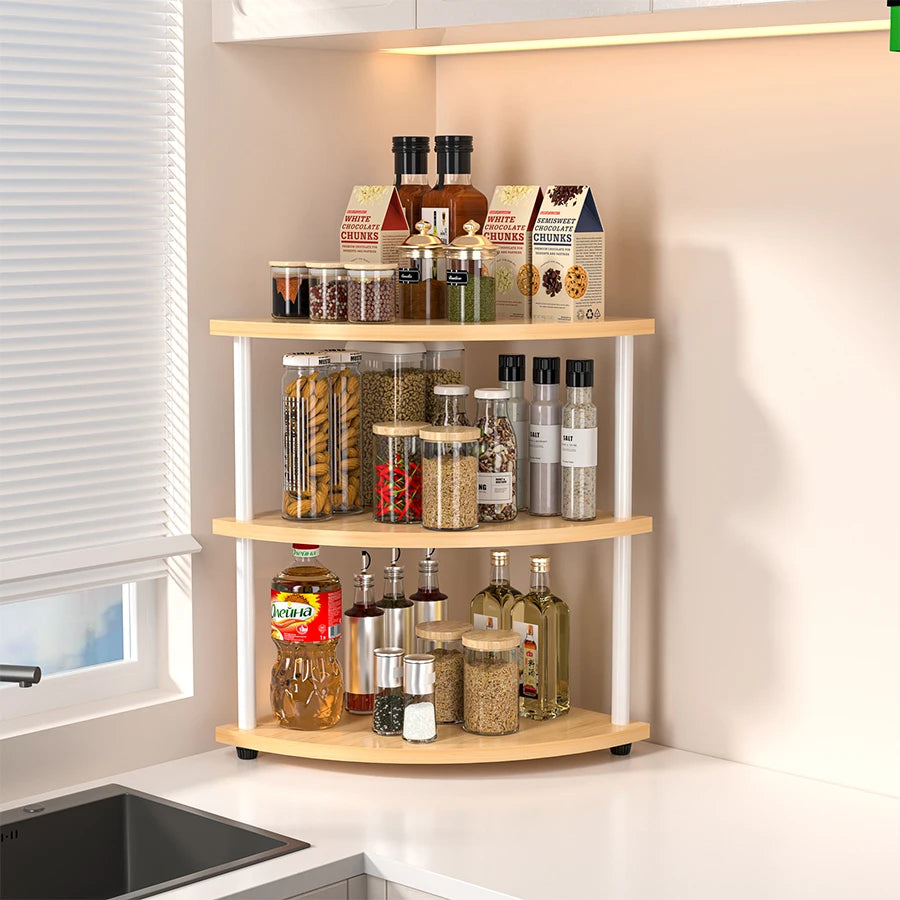 Wall Corner Shelf — Floating Storage Rack