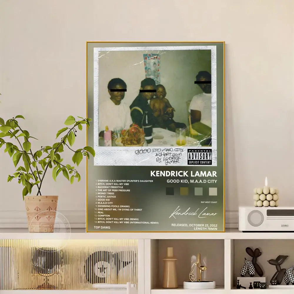 Kendrick Lamar Poster — Aesthetic Music Wall Art