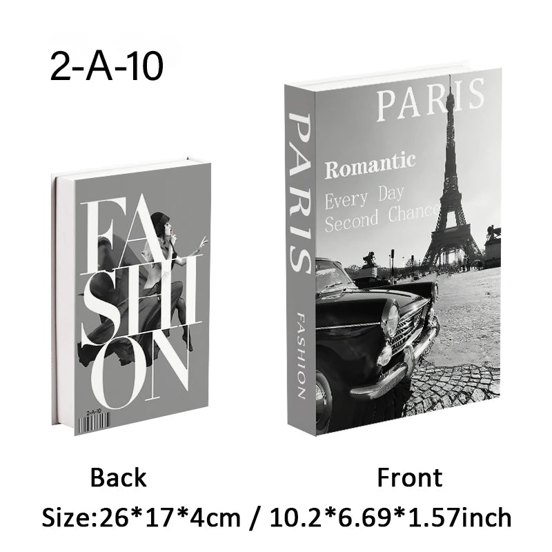 Aesthetic Fake Books Decor Set — Bedroom Shelf Ornaments