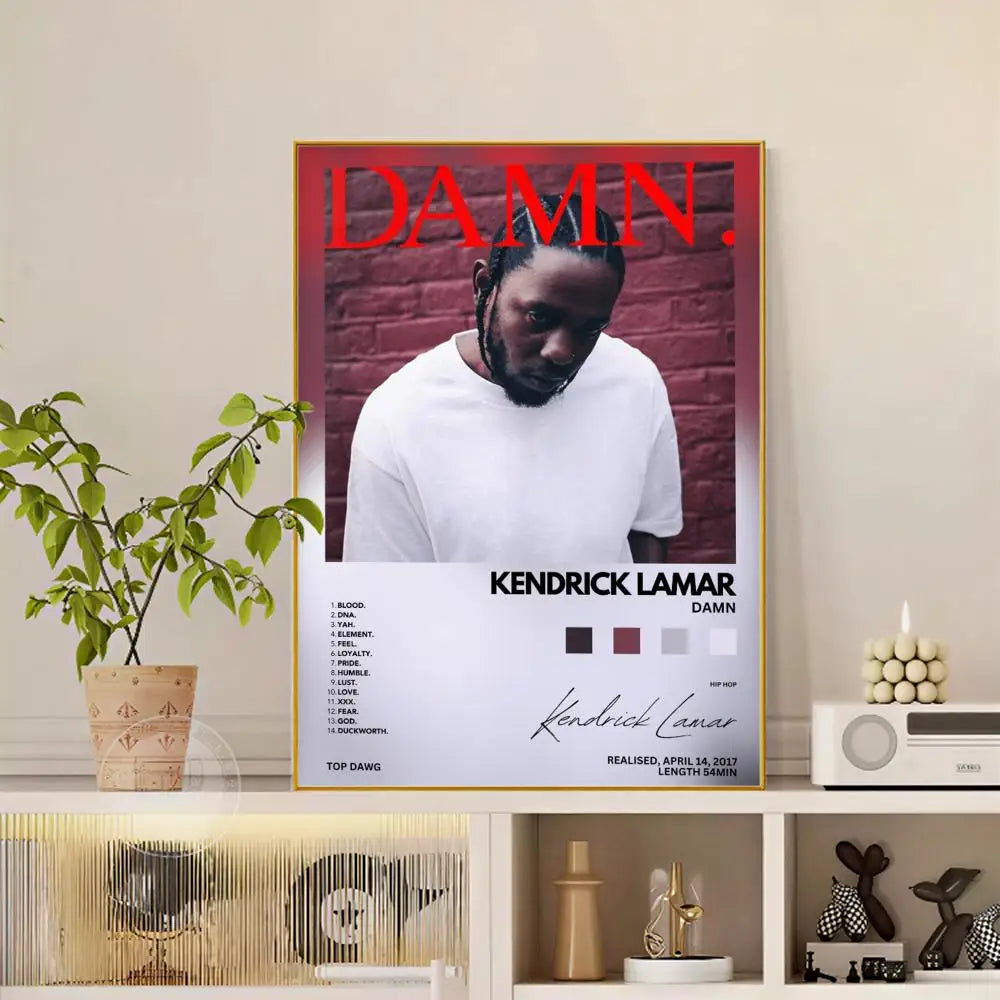 Kendrick Lamar Poster — Aesthetic Music Wall Art