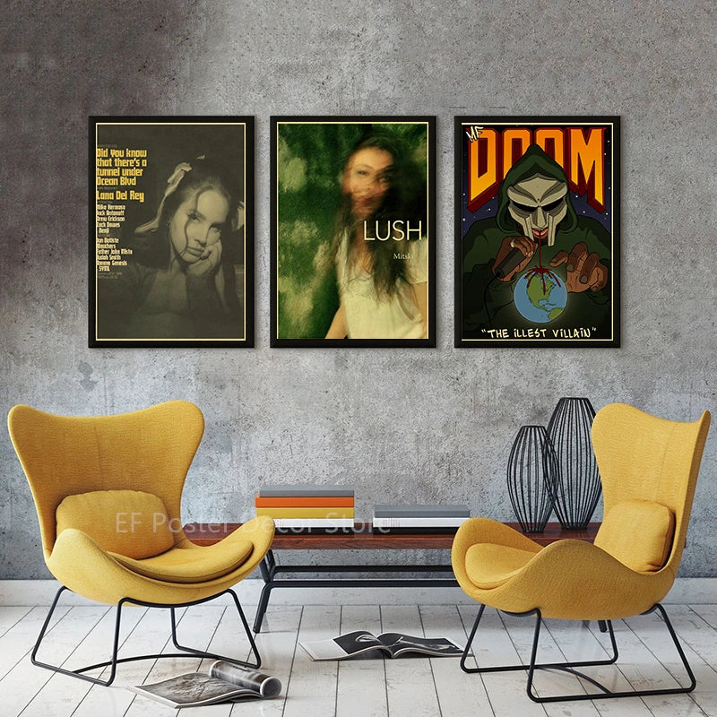 Indie Music Poster — Aesthetic Wall Art Print
