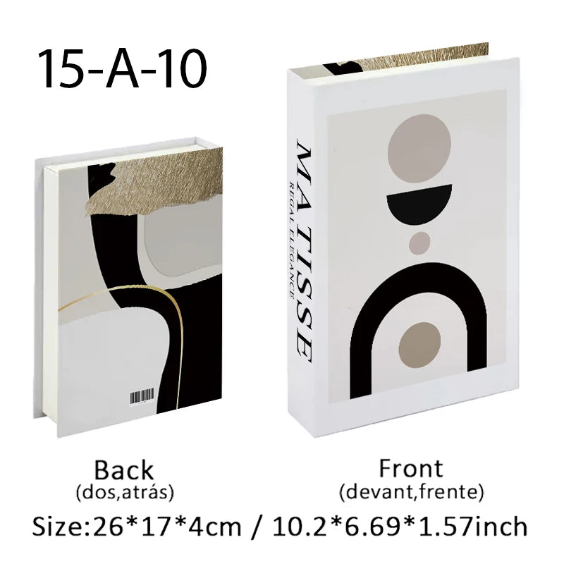 Aesthetic Fake Books Decor Set — Bedroom Shelf Ornaments