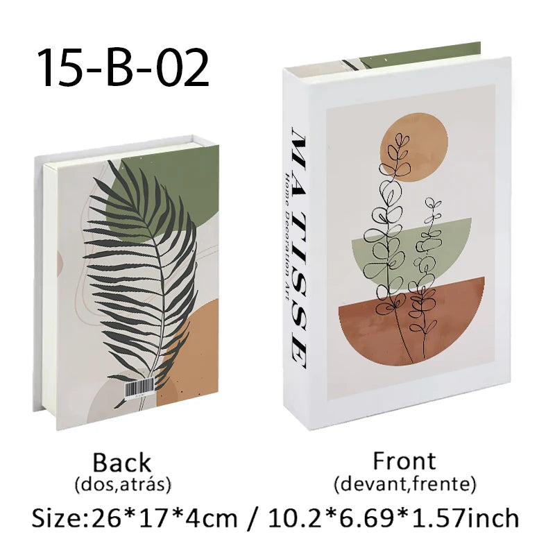 Aesthetic Fake Books Decor Set — Bedroom Shelf Ornaments