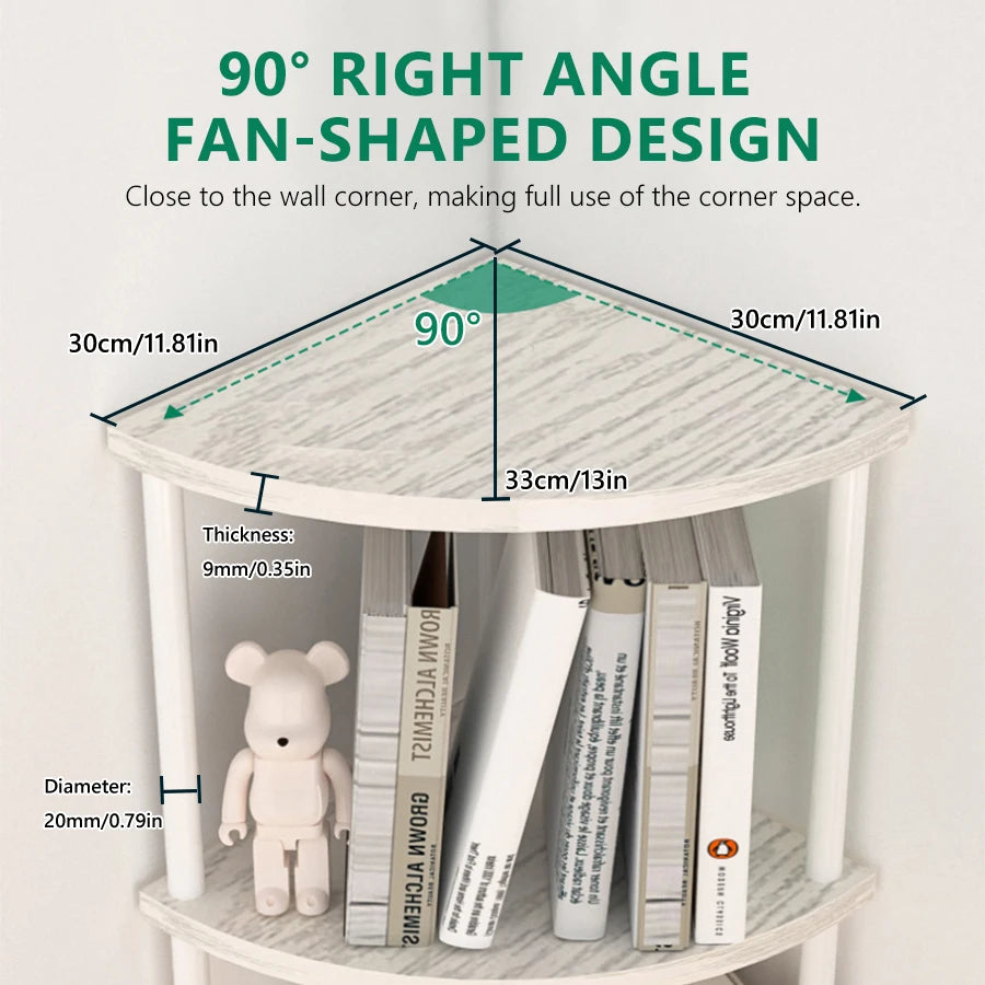 Wall Corner Shelf — Floating Storage Rack