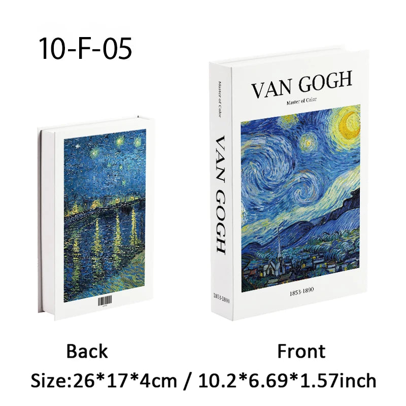 Aesthetic Fake Books Decor Set — Bedroom Shelf Ornaments