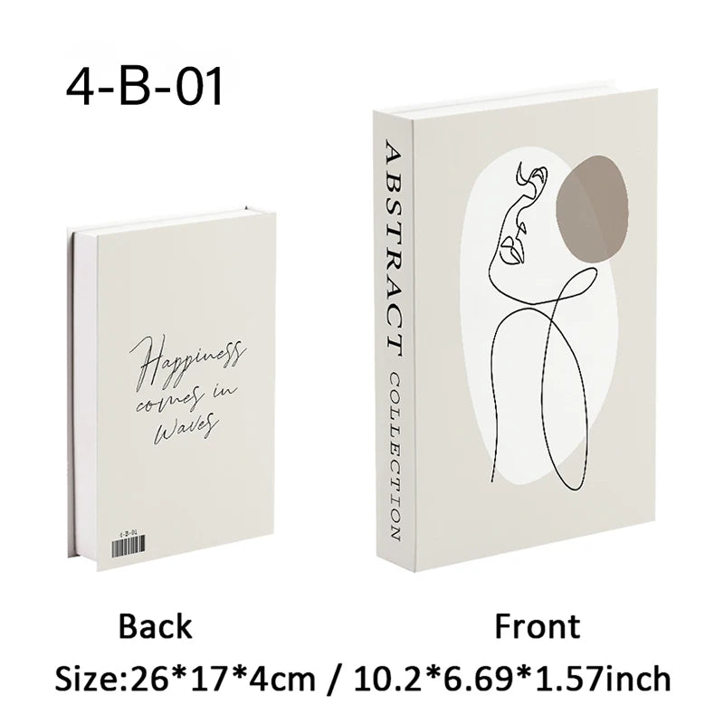 Aesthetic Fake Books Decor Set — Bedroom Shelf Ornaments