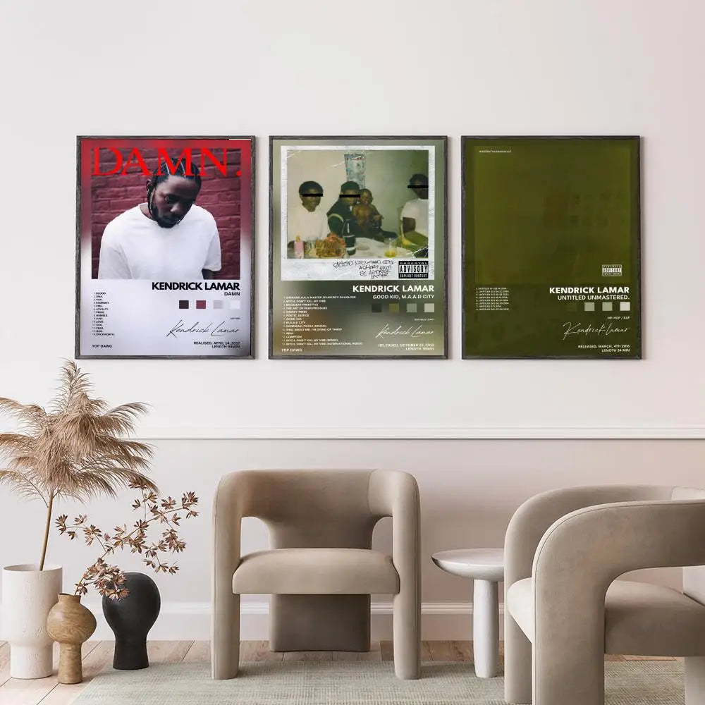 Kendrick Lamar Poster — Aesthetic Music Wall Art