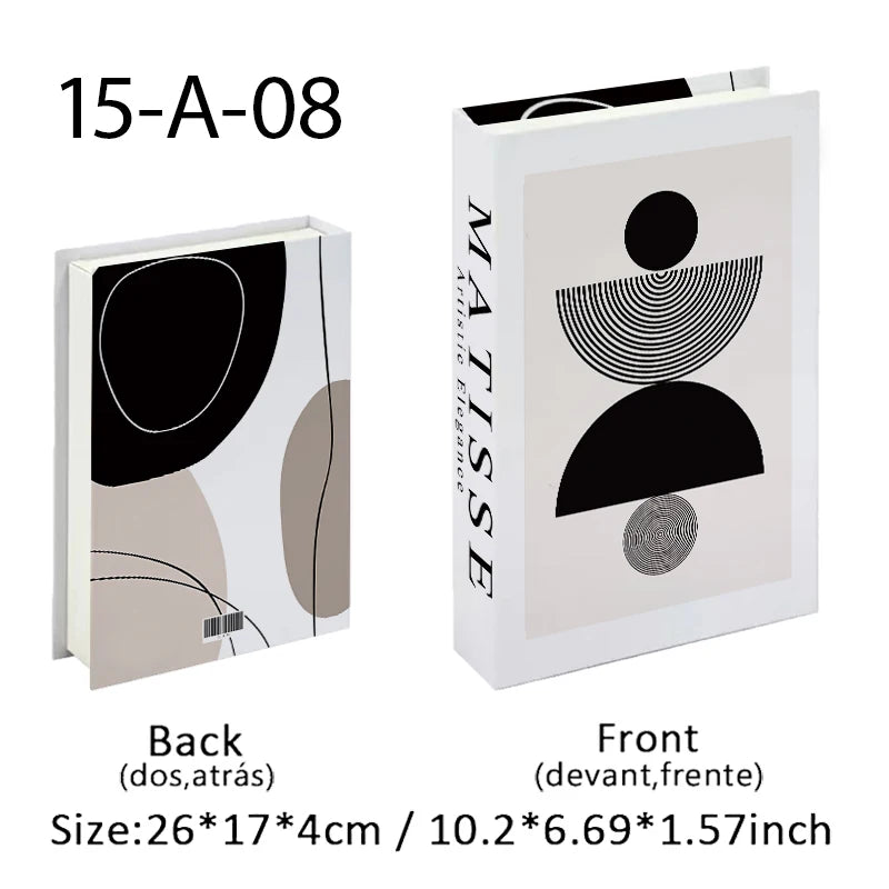 Aesthetic Fake Books Decor Set — Bedroom Shelf Ornaments