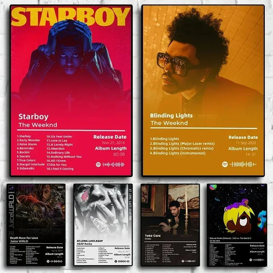Hip Hop Music Poster — Aesthetic Canvas Wall Art
