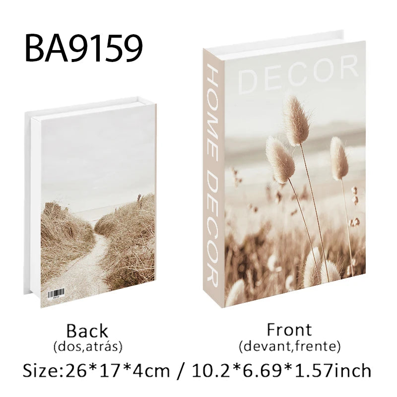 Aesthetic Fake Books Decor Set — Bedroom Shelf Ornaments