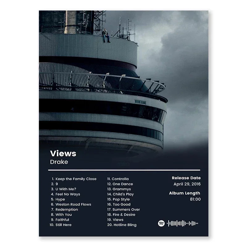 Hip Hop Music Poster — Aesthetic Canvas Wall Art