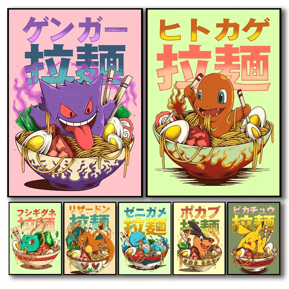 Pokémon Anime Poster — Aesthetic Room Decor