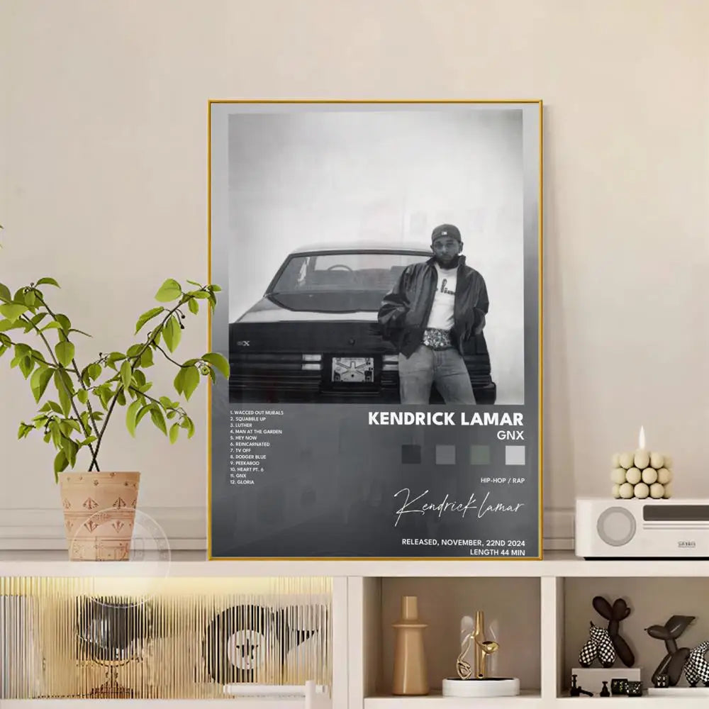 Kendrick Lamar Poster — Aesthetic Music Wall Art