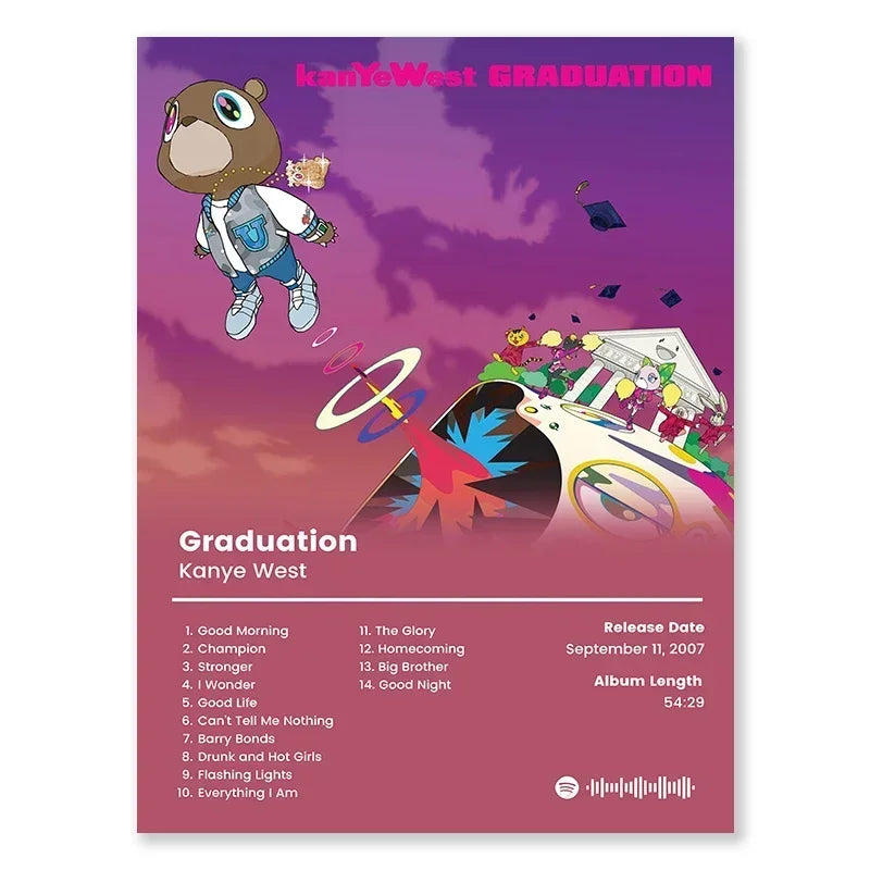 Hip Hop Music Poster — Aesthetic Canvas Wall Art