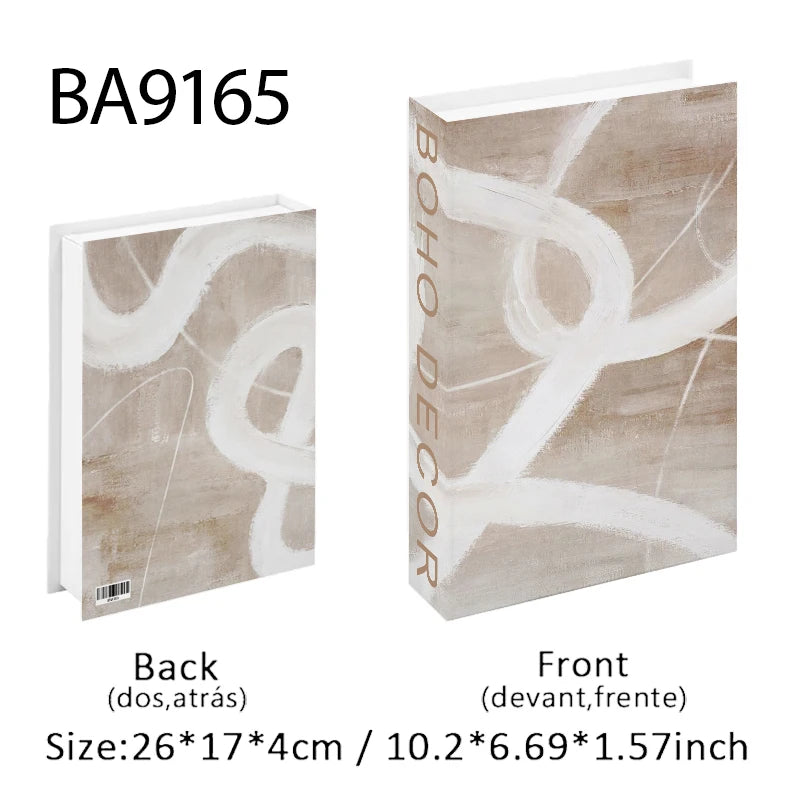 Aesthetic Fake Books Decor Set — Bedroom Shelf Ornaments