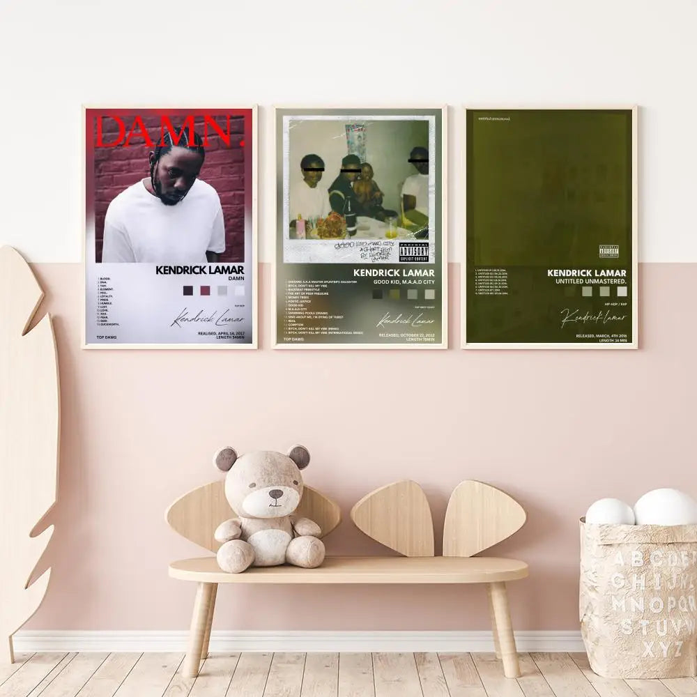 Kendrick Lamar Poster — Aesthetic Music Wall Art