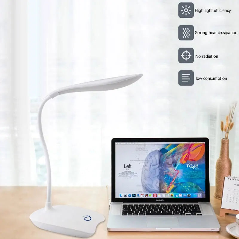 LED Desk Lamp — Modern Home Office Light