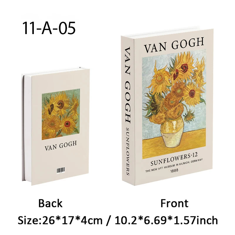 Aesthetic Fake Books Decor Set — Bedroom Shelf Ornaments