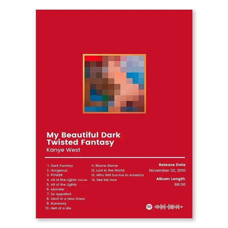 Hip Hop Music Poster — Aesthetic Canvas Wall Art