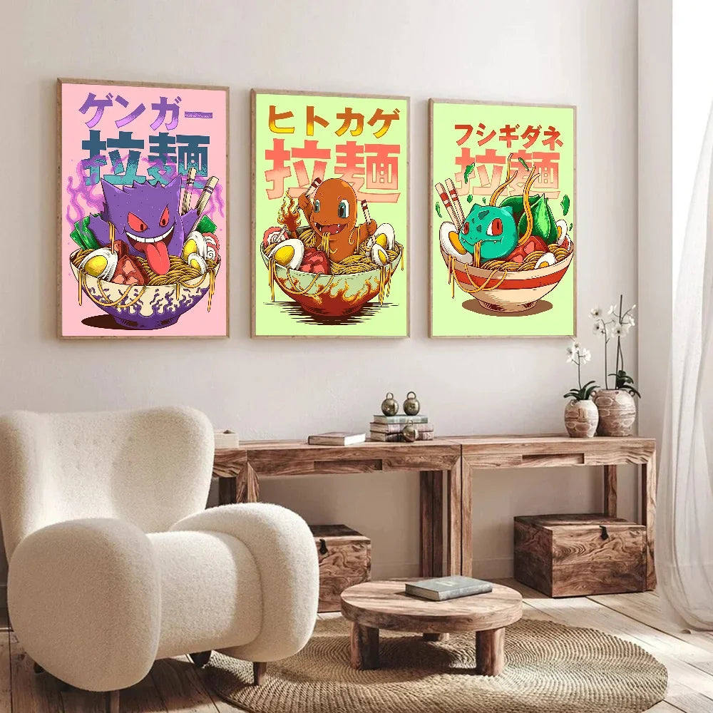 Pokémon Anime Poster — Aesthetic Room Decor