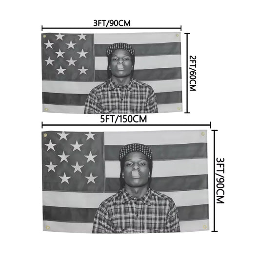 ASAP Rocky Flag Poster — Rapper Room Decor