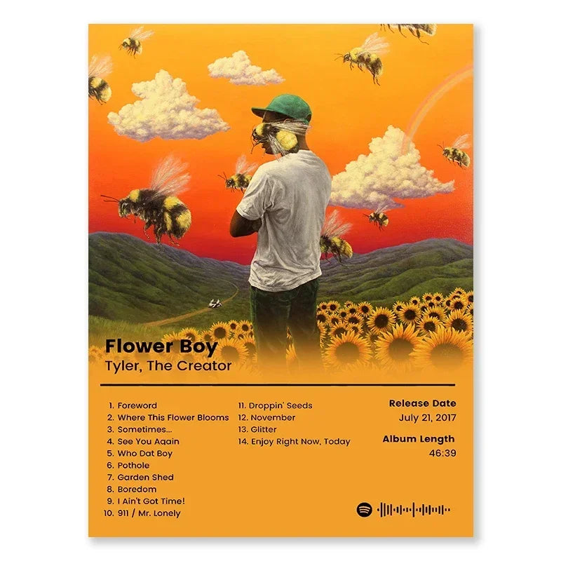 Hip Hop Music Poster — Aesthetic Canvas Wall Art