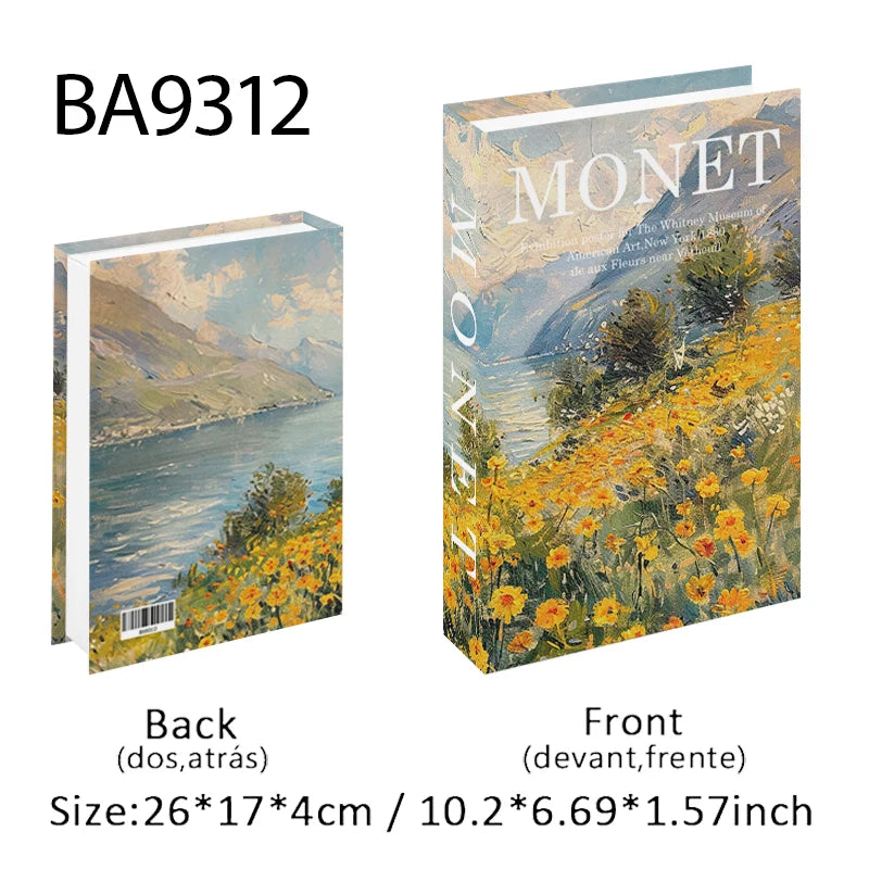 Aesthetic Fake Books Decor Set — Bedroom Shelf Ornaments