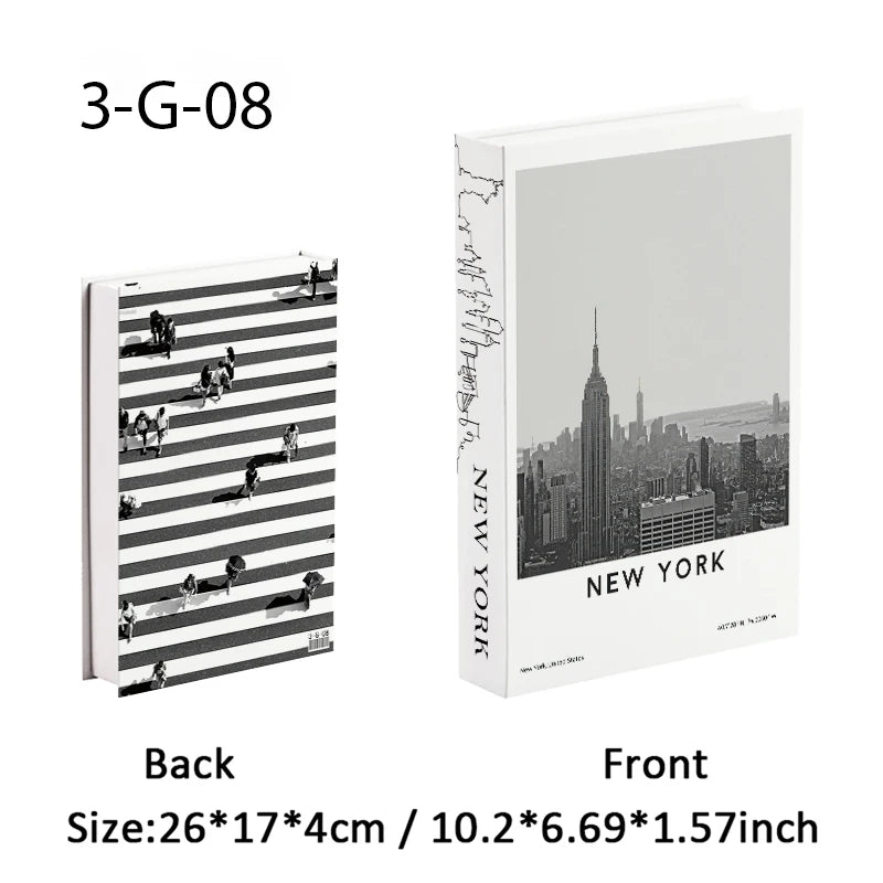 Aesthetic Fake Books Decor Set — Bedroom Shelf Ornaments