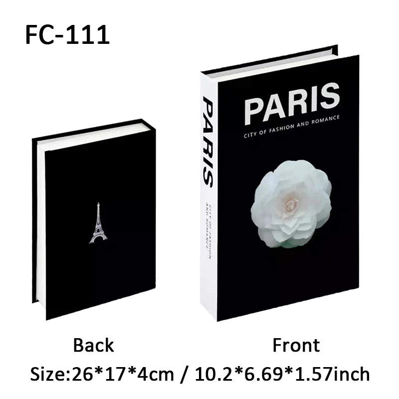 Aesthetic Fake Books Decor Set — Bedroom Shelf Ornaments