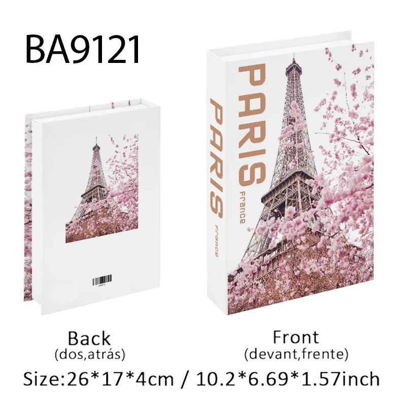 Aesthetic Fake Books Decor Set — Bedroom Shelf Ornaments