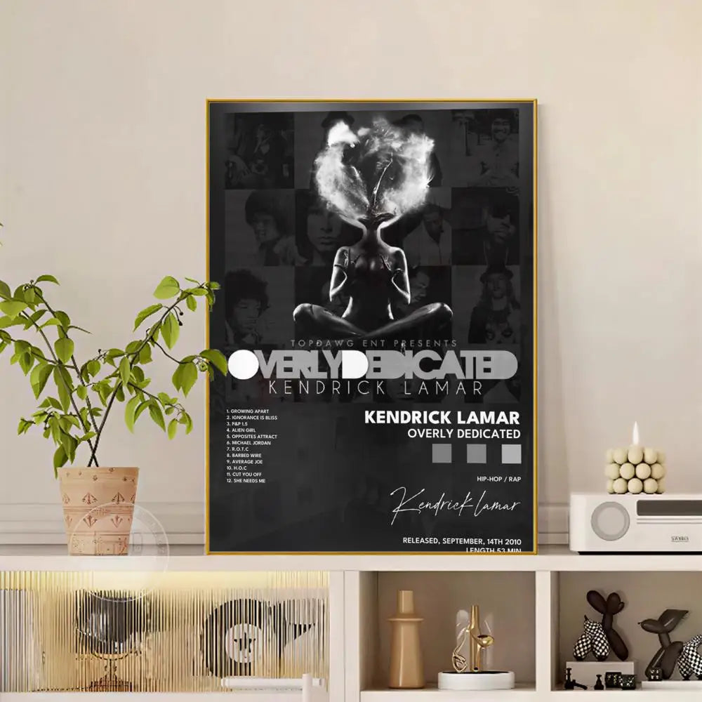 Kendrick Lamar Poster — Aesthetic Music Wall Art