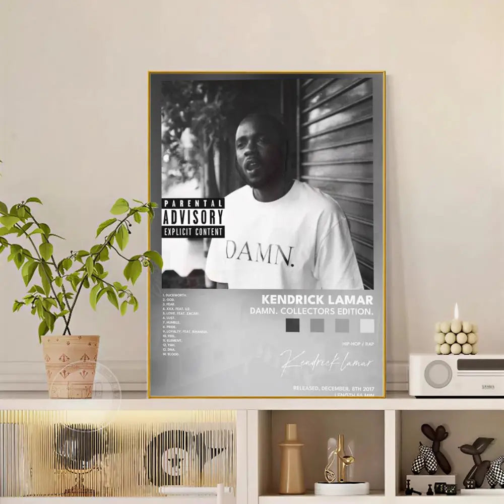 Kendrick Lamar Poster — Aesthetic Music Wall Art