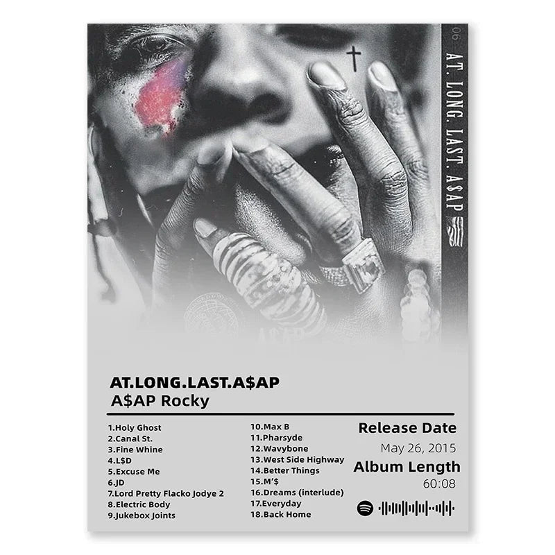 Hip Hop Music Poster — Aesthetic Canvas Wall Art