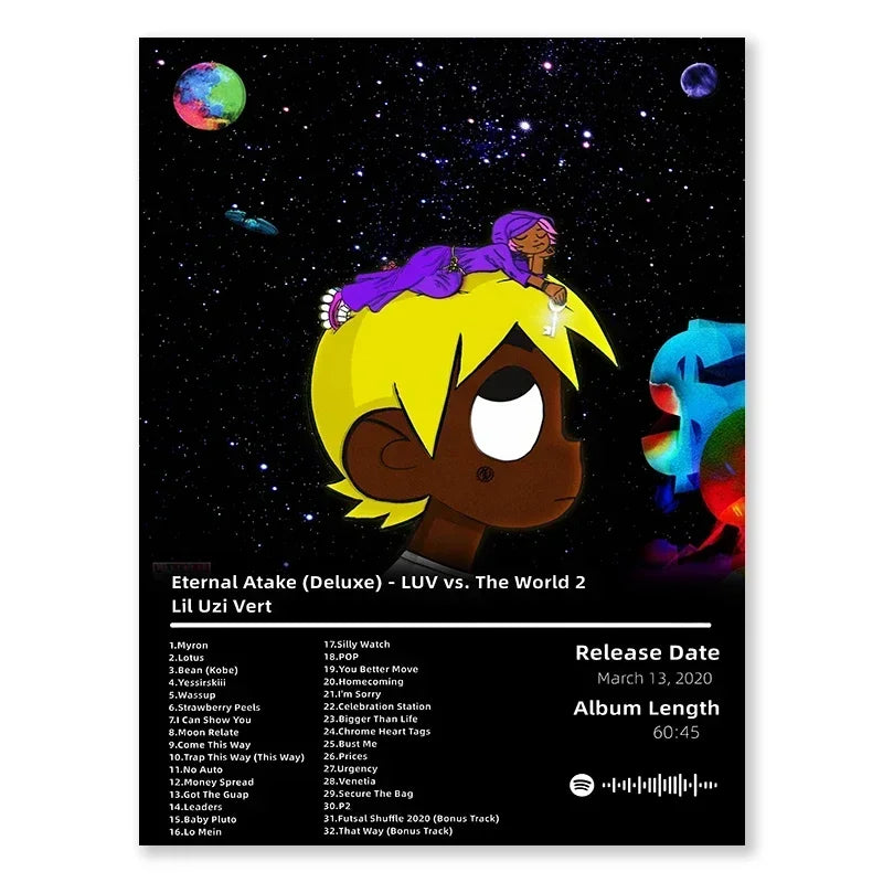 Hip Hop Music Poster — Aesthetic Canvas Wall Art