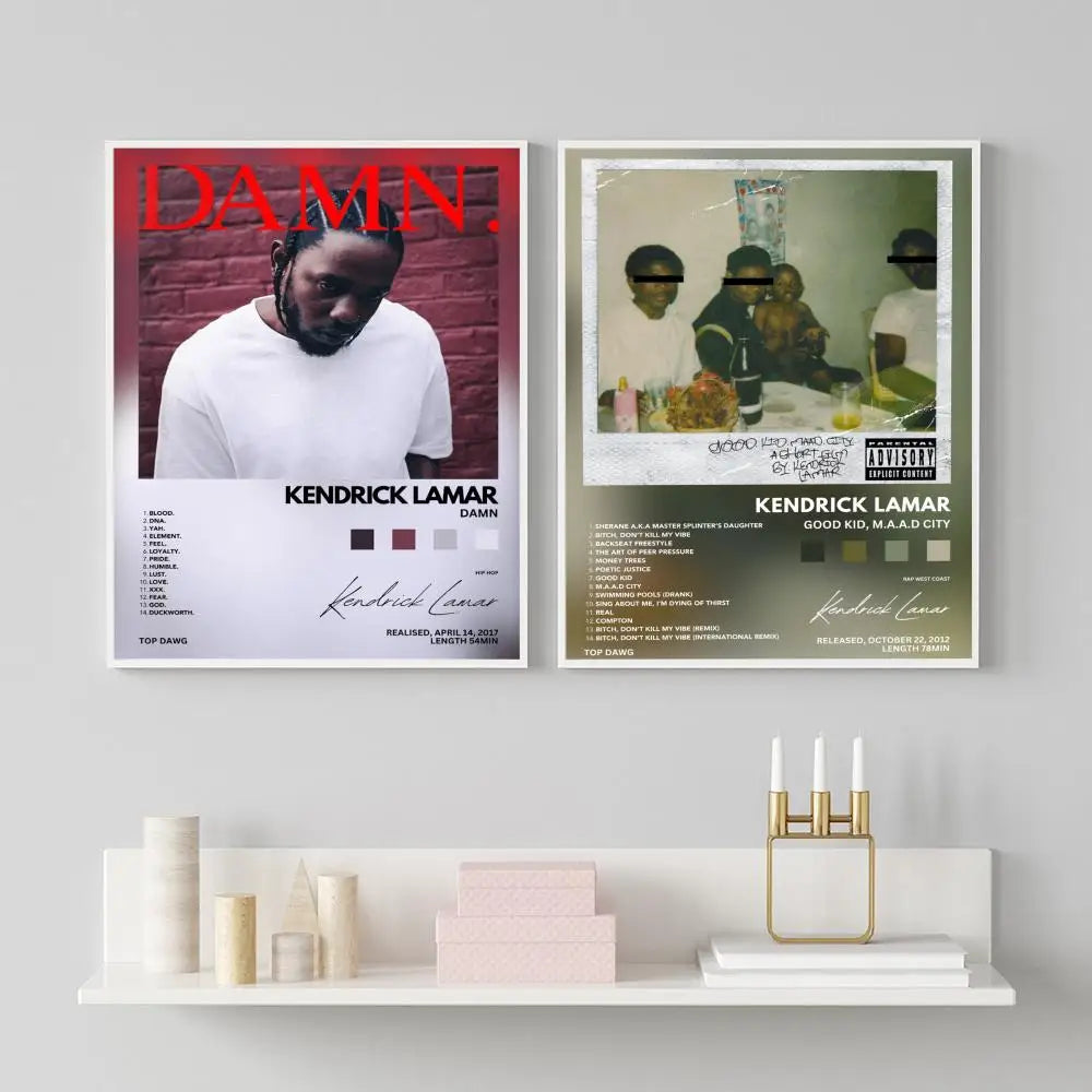 Kendrick Lamar Poster — Aesthetic Music Wall Art