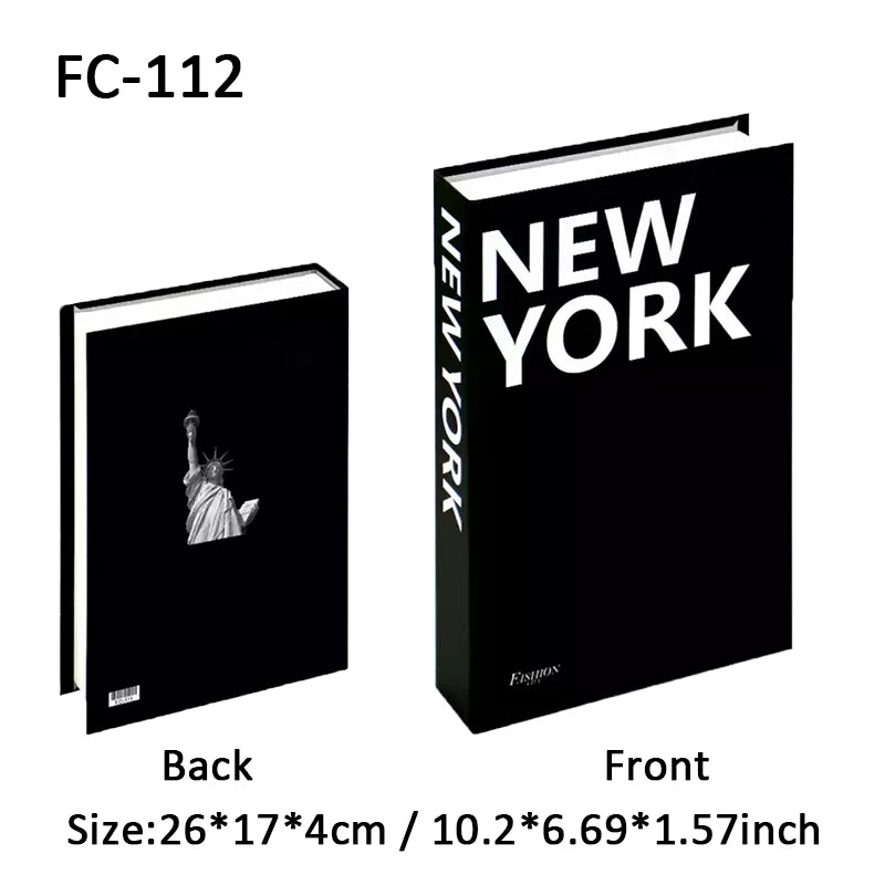 Aesthetic Fake Books Decor Set — Bedroom Shelf Ornaments