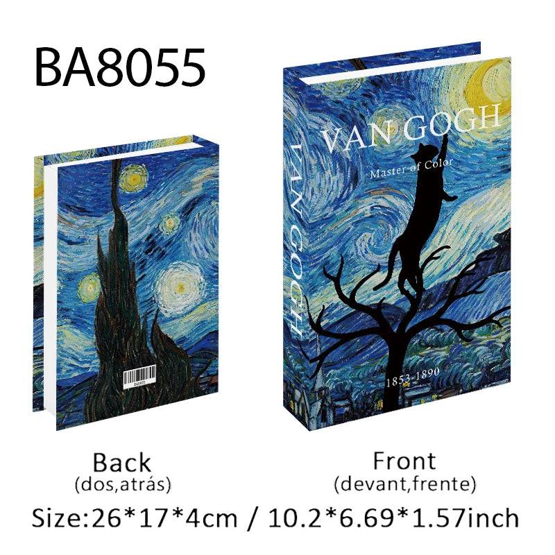Aesthetic Fake Books Decor Set — Bedroom Shelf Ornaments